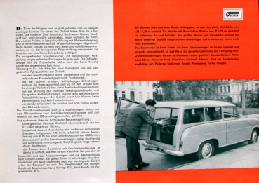 Goliath Kombiwagen Modellprogramm 1953 Automobilprospekt (8647)